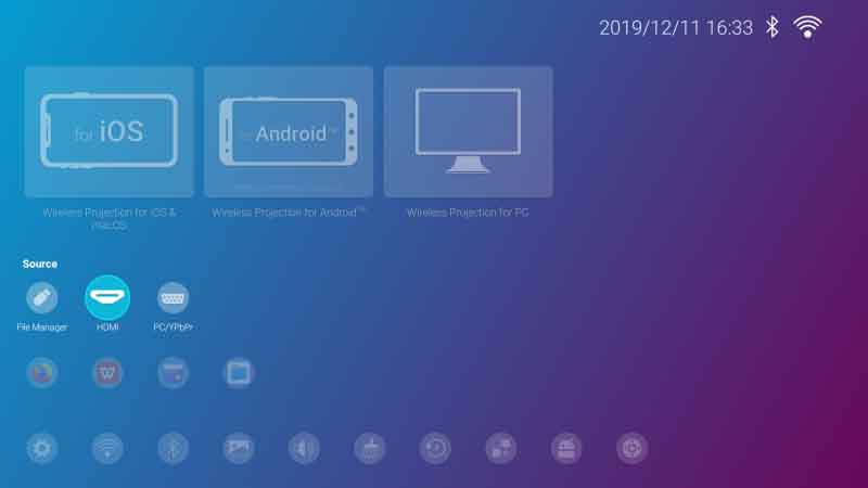 BenQ EH600 launcher